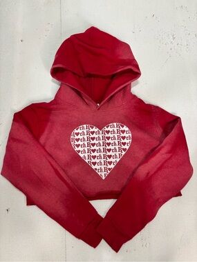 Rock Cheer Cropped Hoodie Kids Medium